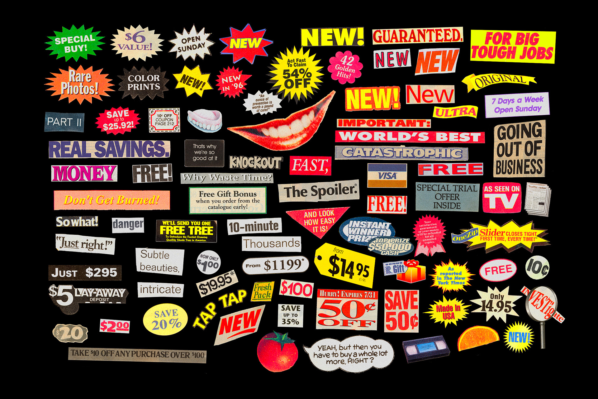 250多个老式复古标签贴纸剪报PNG免抠图片素材 WOW – 250+ Vintage Sticker PNG插图