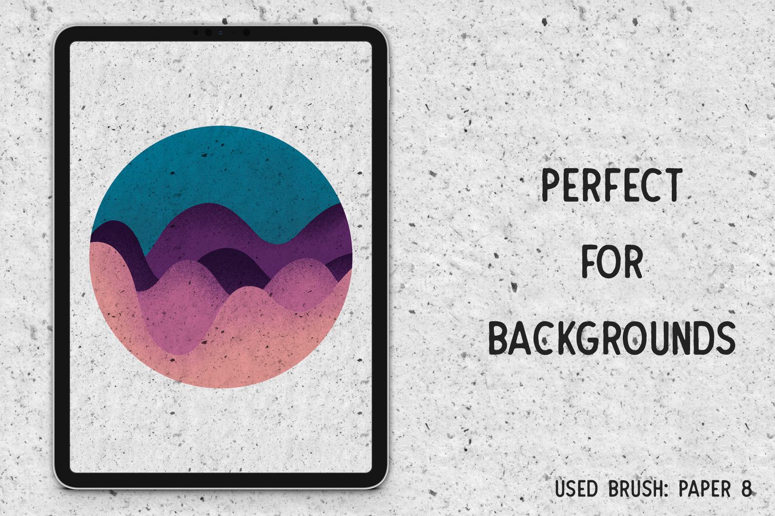 14种纸张纹理绘画画笔procreate笔刷papertexturebrushesforprocreate