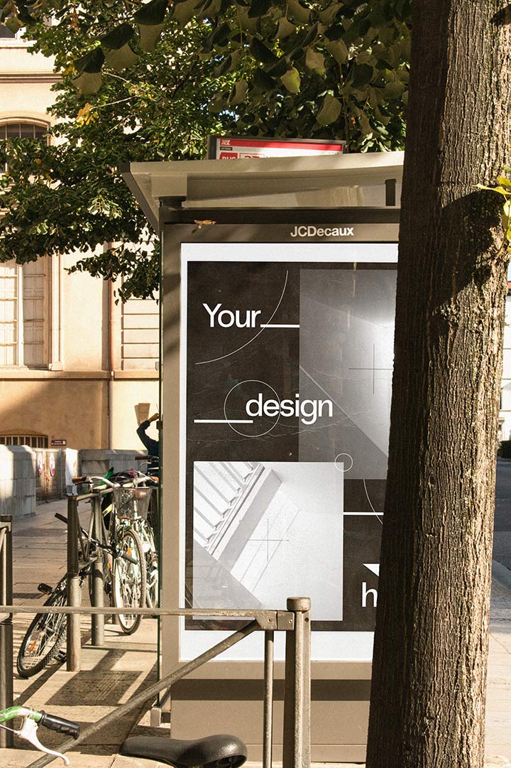 11款潮流街头广告牌海报贴纸样机模板 Poster And Stickers Mockup Pack插图