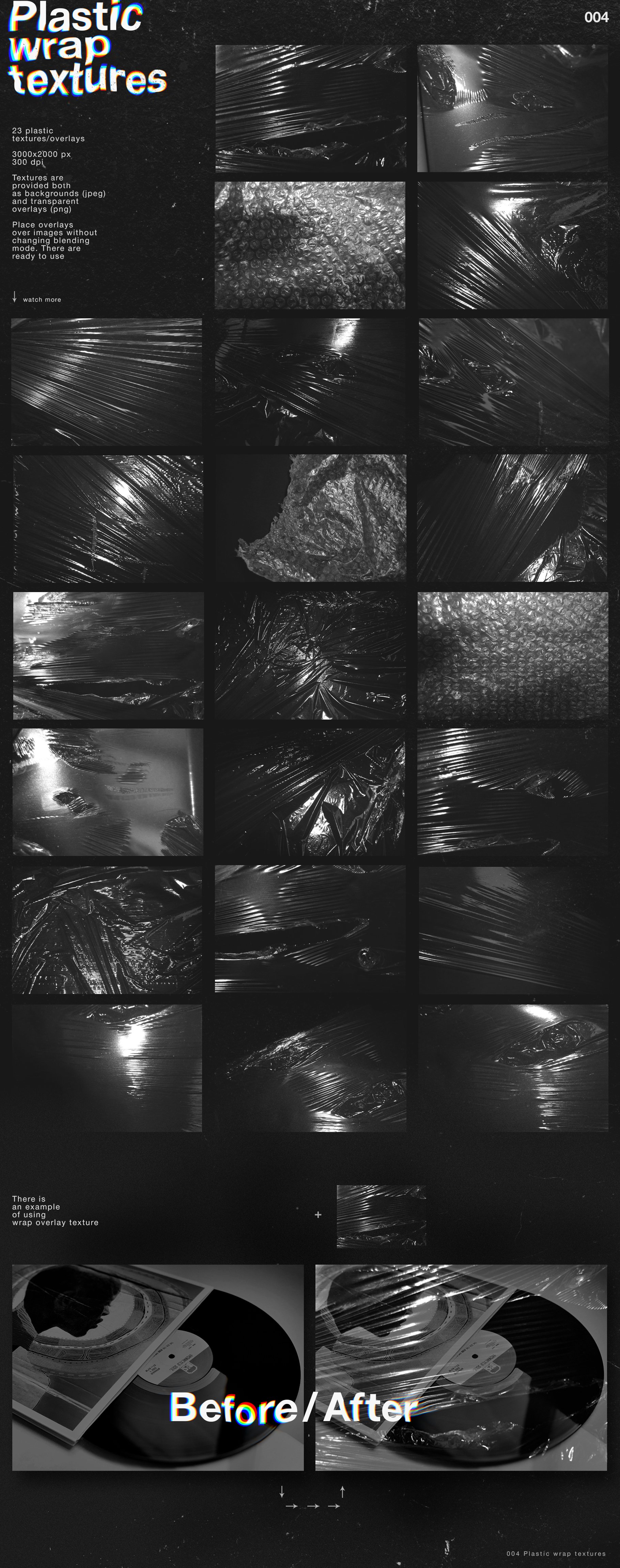 潮流抽象故障扭曲网格塑料薄膜海报设计背景纹理素材grun