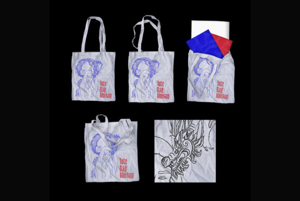 手提袋帆布袋设计样机合集 Tote Bag Mockup Pack