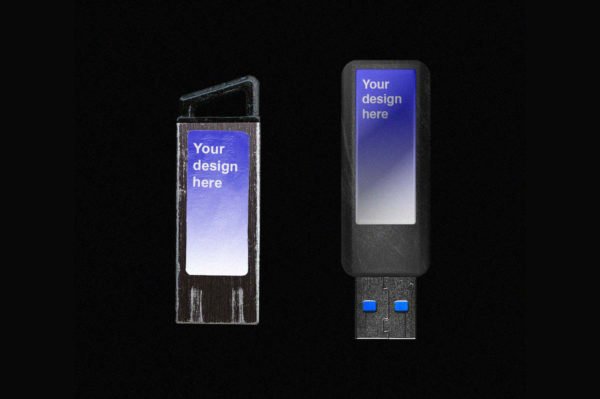 优盘USB存储盘样机 USB Key Mockup