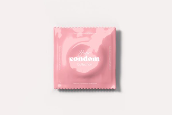 10款避孕安全套包装设计贴图样机 Condom Mockup