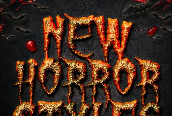 20种恐怖游戏标题字体设计PS样式模板 New Horror Styles