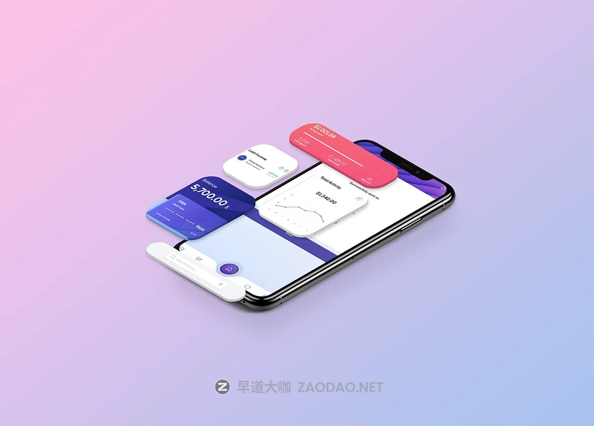 8款等距APP应用程序设计苹果手机iPhone屏幕演示样机 Isometric App Presentation Mockup插图2 8款等距APP应用程序设计苹果手机iPhone屏幕演示样机 Isometric App Presentation Mockup插图2