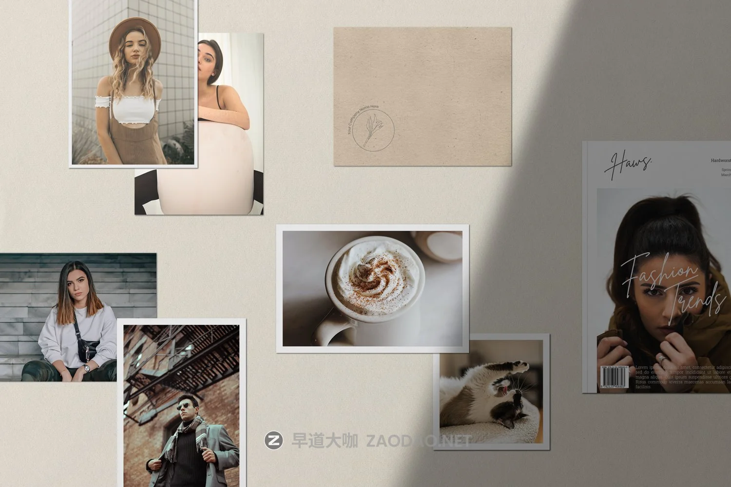 时尚潮流剪贴相片情绪版卡片设计展示样机模板 Moodboard Mockup Kit插图2 时尚潮流剪贴相片情绪版卡片设计展示样机模板 Moodboard Mockup Kit插图2