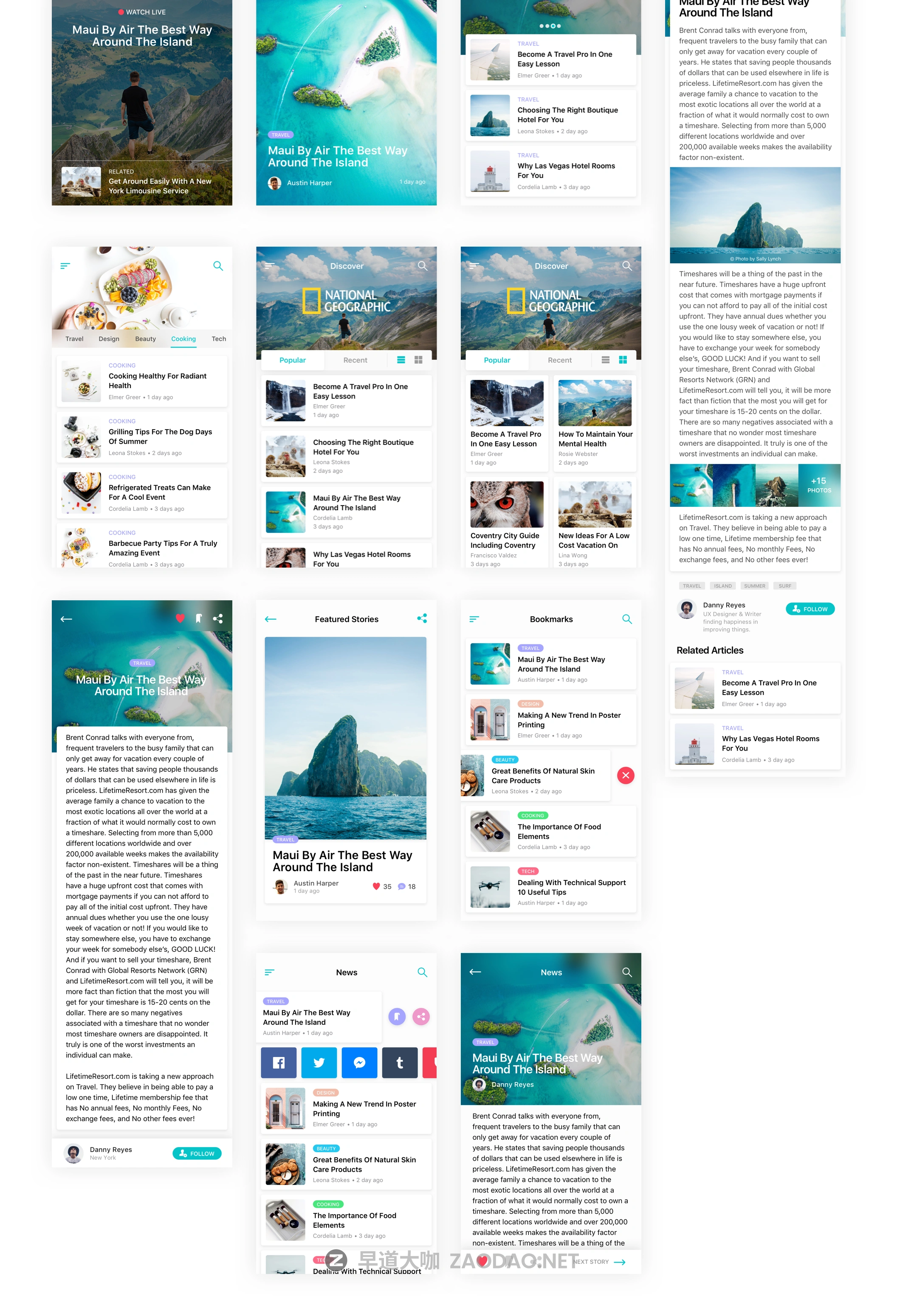 多功能旅行社交商城iOS APP应用程序设计UI套件 Maui iOS UI Kit插图3 多功能旅行社交商城iOS APP应用程序设计UI套件 Maui iOS UI Kit插图3