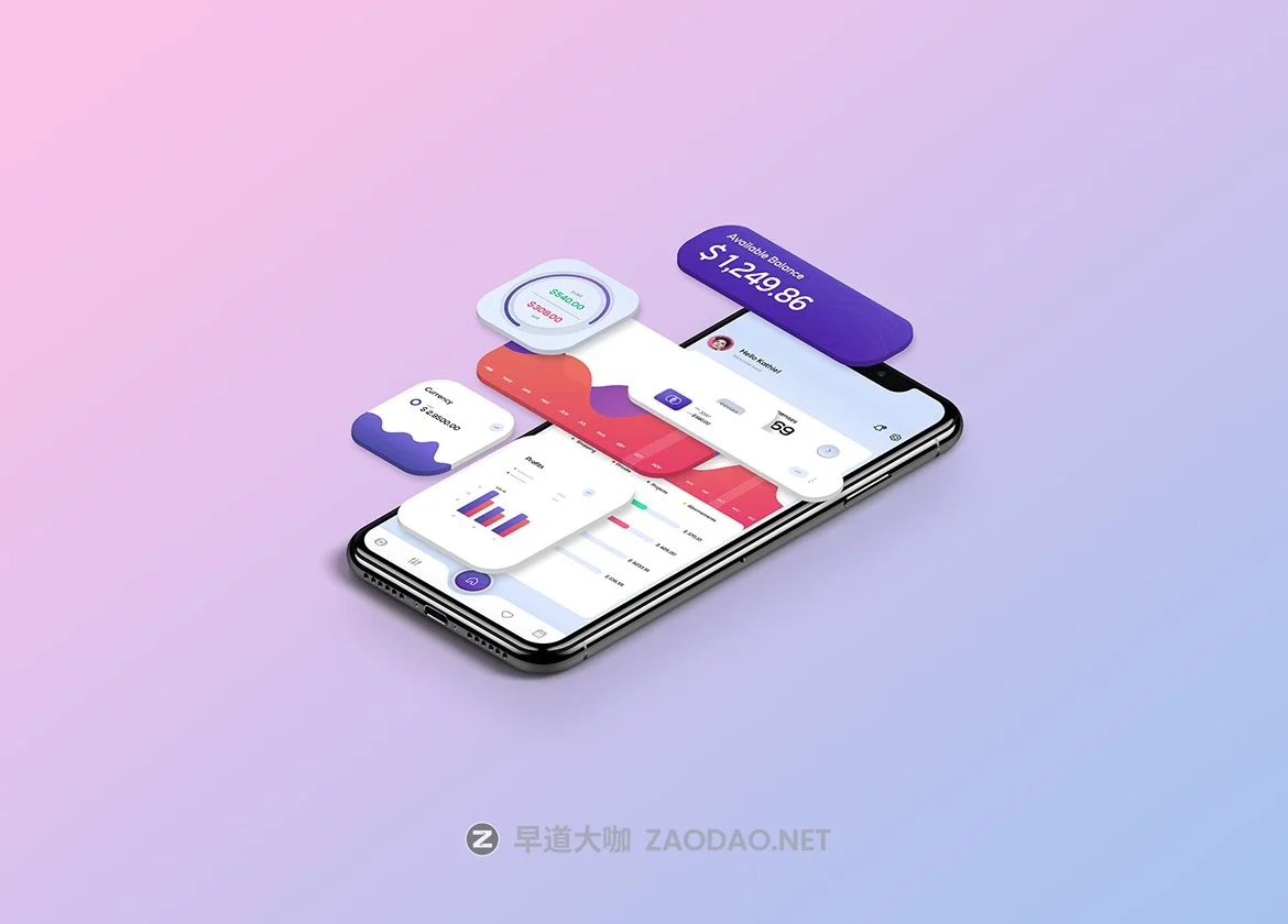8款等距APP应用程序设计苹果手机iPhone屏幕演示样机 Isometric App Presentation Mockup插图5 8款等距APP应用程序设计苹果手机iPhone屏幕演示样机 Isometric App Presentation Mockup插图5