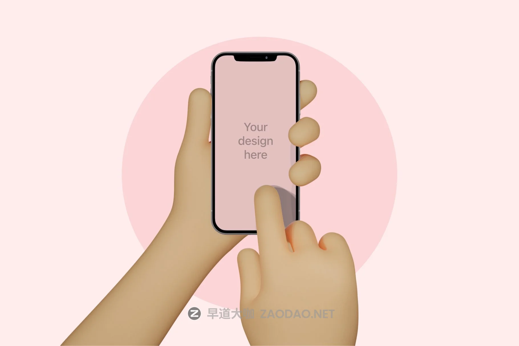 有趣3D卡通手持苹果手机iPhone屏幕演示样机模板 Handzz – 3D Hands Mockup插图5 有趣3D卡通手持苹果手机iPhone屏幕演示样机模板 Handzz – 3D Hands Mockup插图5