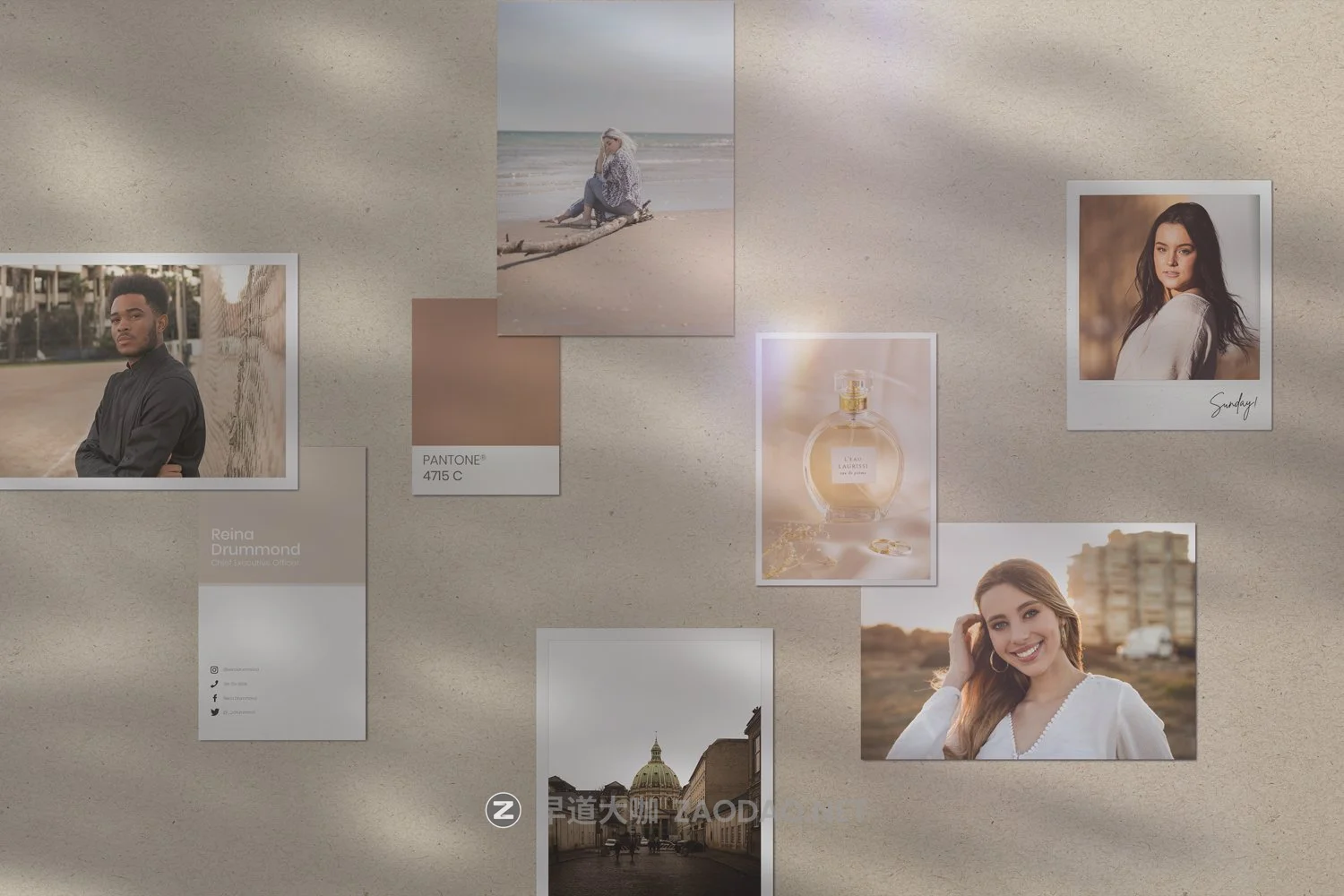 时尚潮流剪贴相片情绪版卡片设计展示样机模板 Moodboard Mockup Kit插图5 时尚潮流剪贴相片情绪版卡片设计展示样机模板 Moodboard Mockup Kit插图5