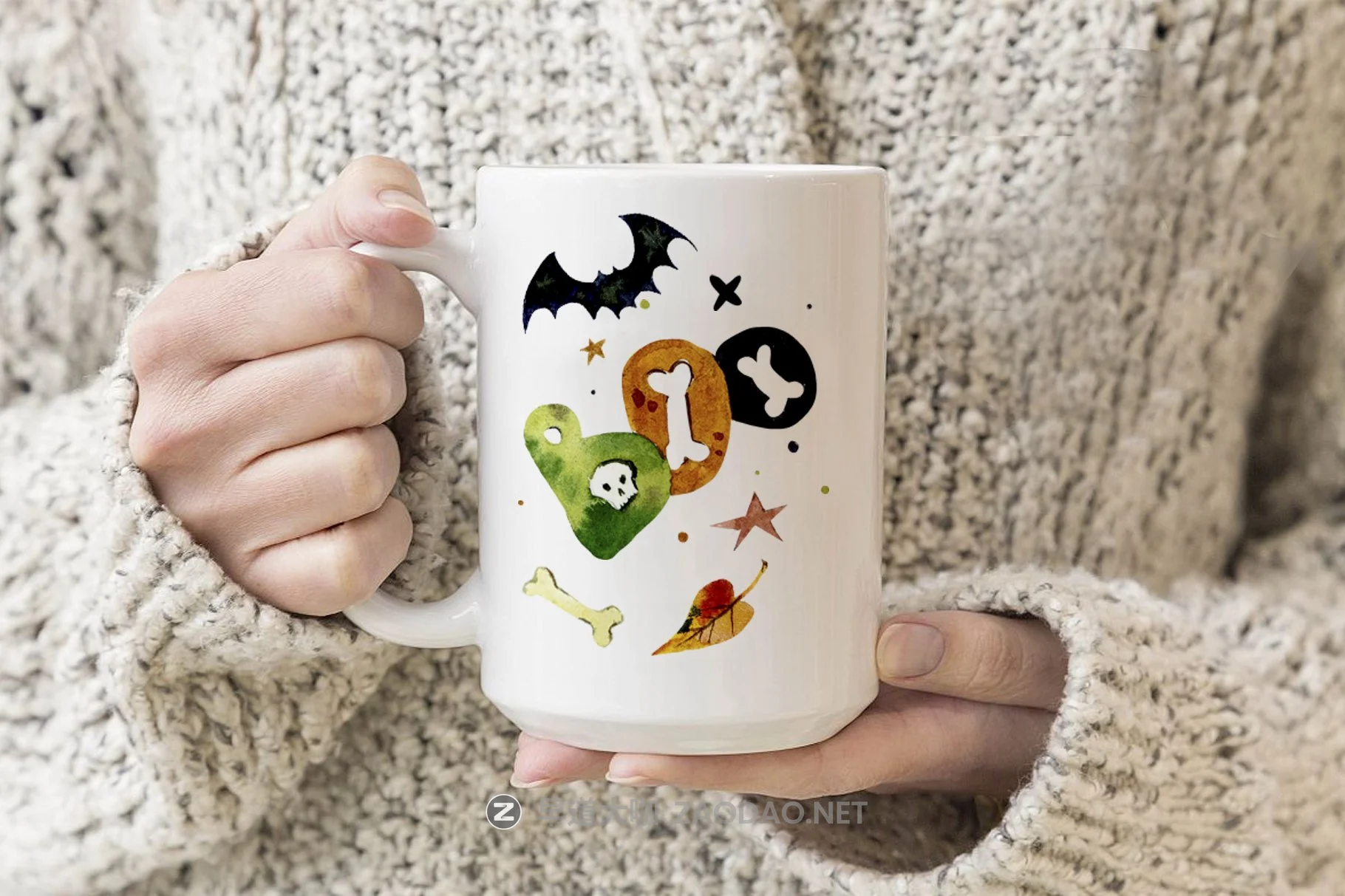 怪异万圣节元素水彩插画设计素材 Watercolor Helloween插图6 怪异万圣节元素水彩插画设计素材 Watercolor Helloween插图6