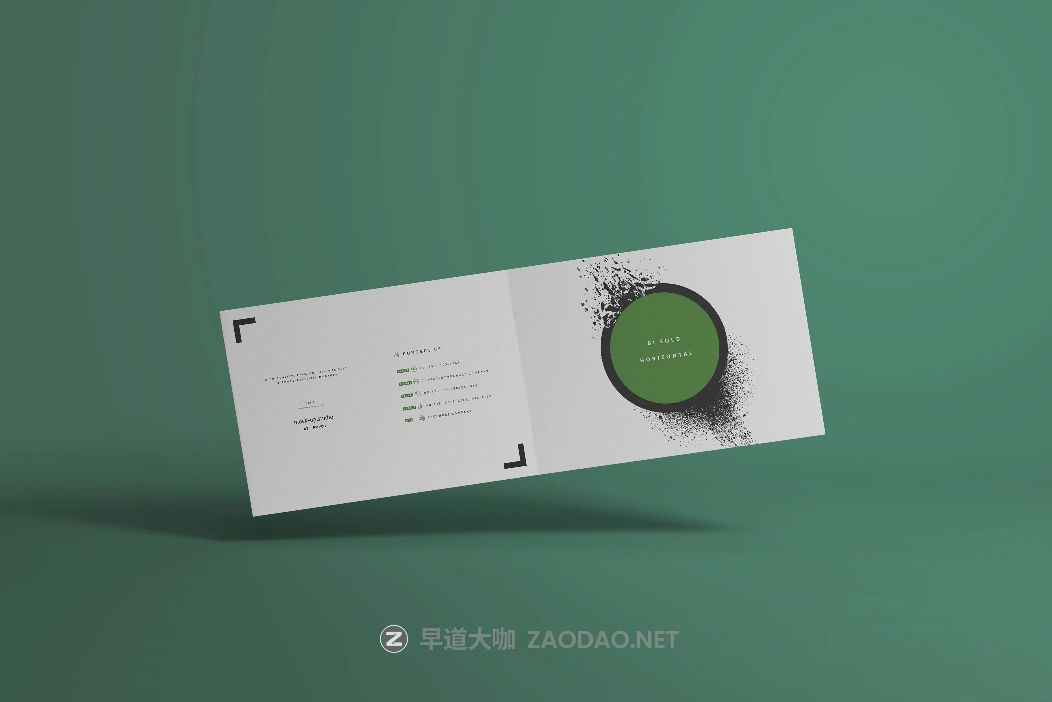 8款A4两折页小册子设计展示贴图样机模板 A4 Bi-Fold Horizontal Mockups插图7 8款A4两折页小册子设计展示贴图样机模板 A4 Bi-Fold Horizontal Mockups插图7