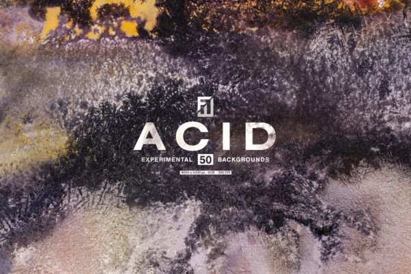 50款高清抽象流酸蚀海报设计纹理背景图片素材 Acid – 50 Abstract Textures