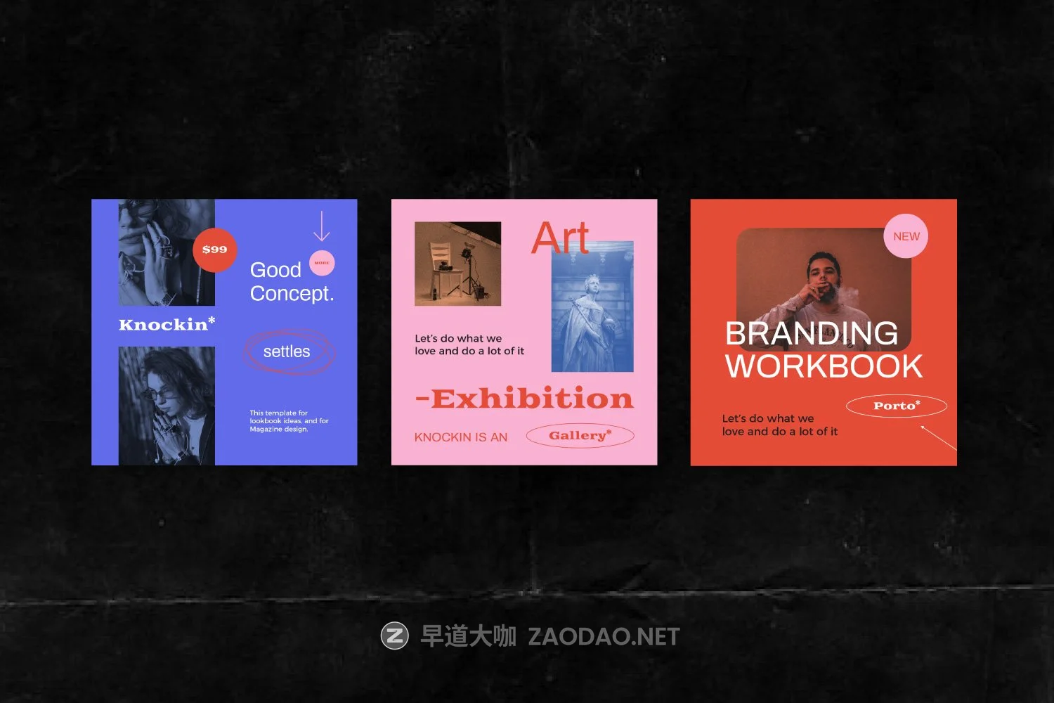 潮流街头潮牌推广新媒体电商海报设计模板 KNOCKIN – New Hype Social Media插图9 潮流街头潮牌推广新媒体电商海报设计模板 KNOCKIN – New Hype Social Media插图9