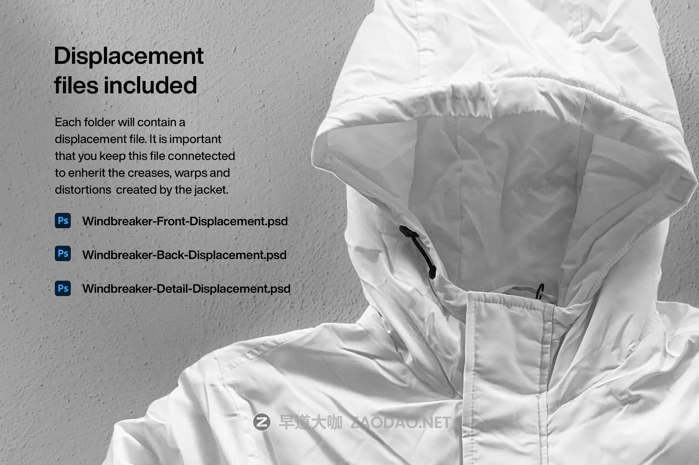 棉服风衣羽绒服外套设计展示贴图样机合集 Windbreaker Jacket – Mockup Bundle插图10 棉服风衣羽绒服外套设计展示贴图样机合集 Windbreaker Jacket – Mockup Bundle插图10