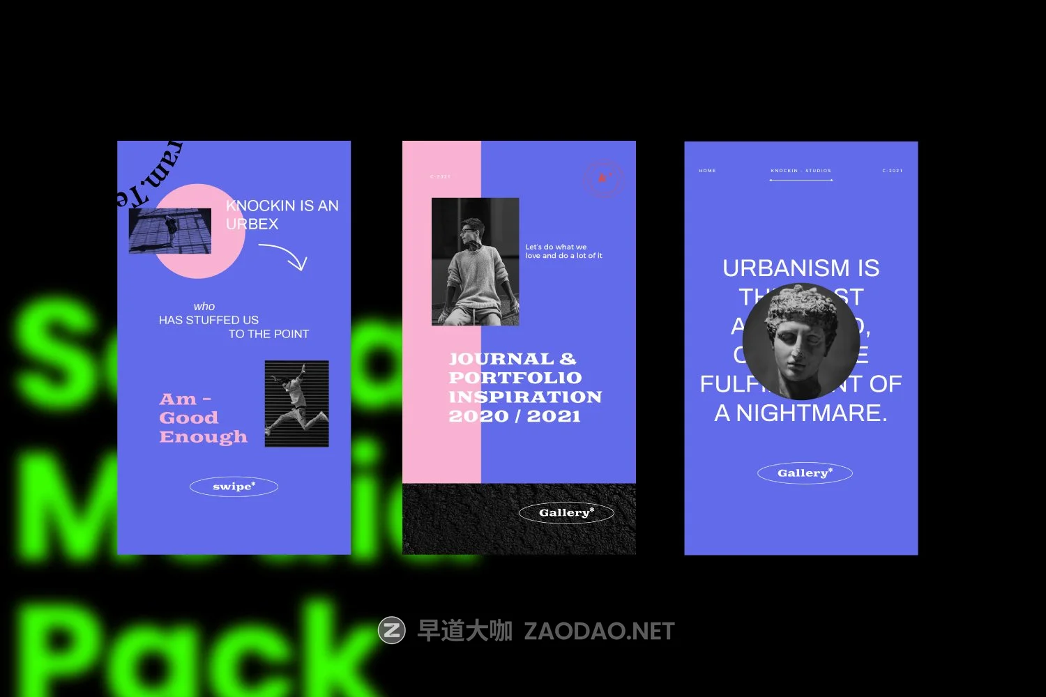 潮流街头潮牌推广新媒体电商海报设计模板 KNOCKIN – New Hype Social Media插图11 潮流街头潮牌推广新媒体电商海报设计模板 KNOCKIN – New Hype Social Media插图11