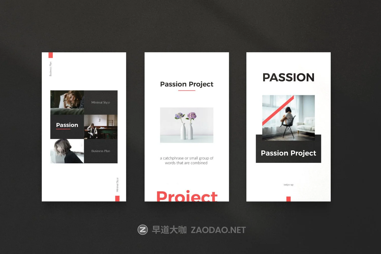 极简设计摄影作品集推广新媒体电商海报模板 PASSION – Modern Business Instagram插图11 极简设计摄影作品集推广新媒体电商海报模板 PASSION – Modern Business Instagram插图11