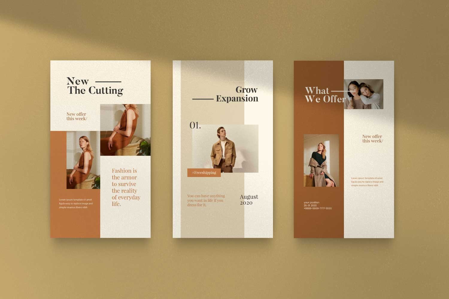 现代时尚服装品牌摄影推广新媒体电商海报模板 Soffie – Fashion Brand Social Media插图11 现代时尚服装品牌摄影推广新媒体电商海报模板 Soffie – Fashion Brand Social Media插图11