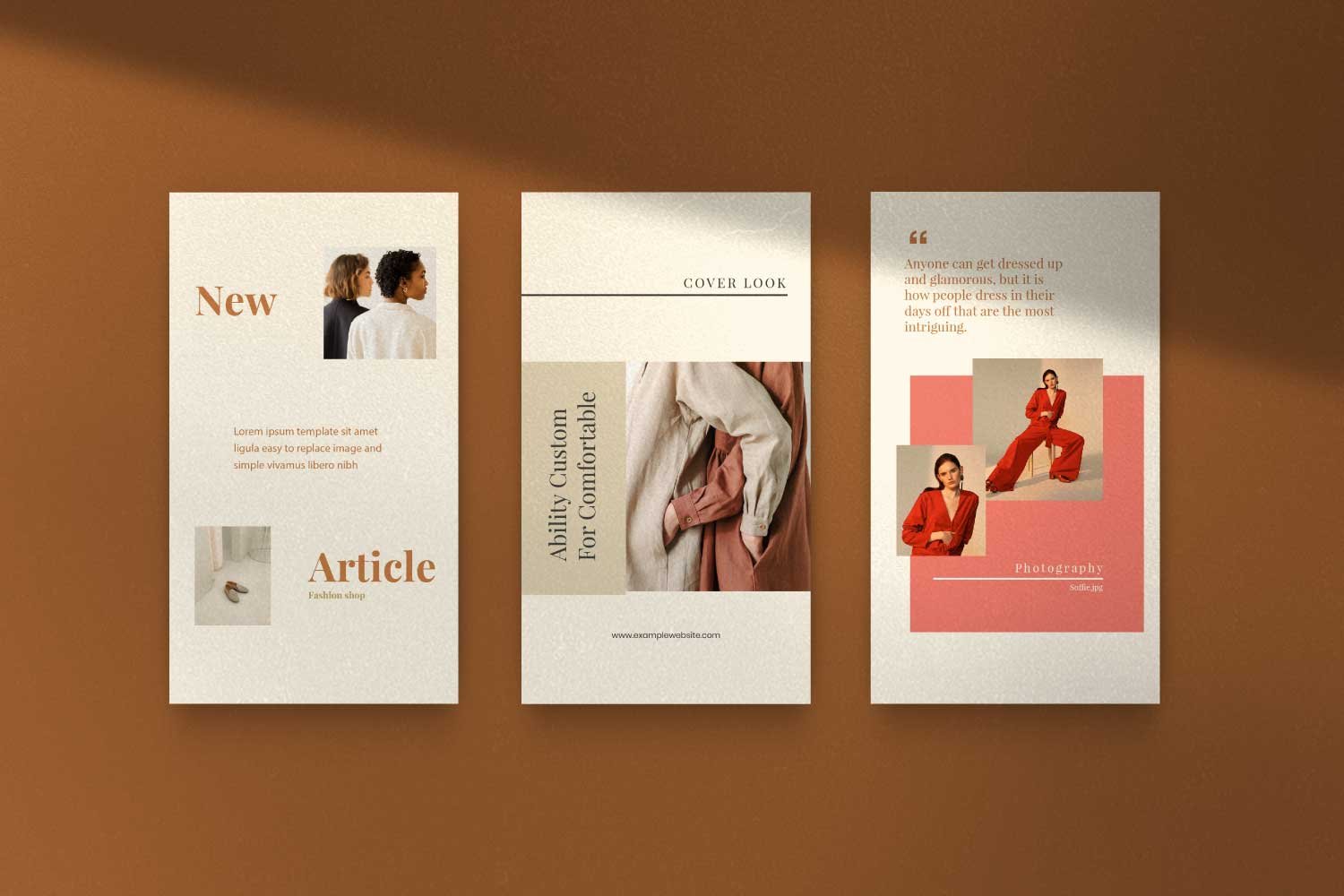 现代时尚服装品牌摄影推广新媒体电商海报模板 Soffie – Fashion Brand Social Media插图12 现代时尚服装品牌摄影推广新媒体电商海报模板 Soffie – Fashion Brand Social Media插图12