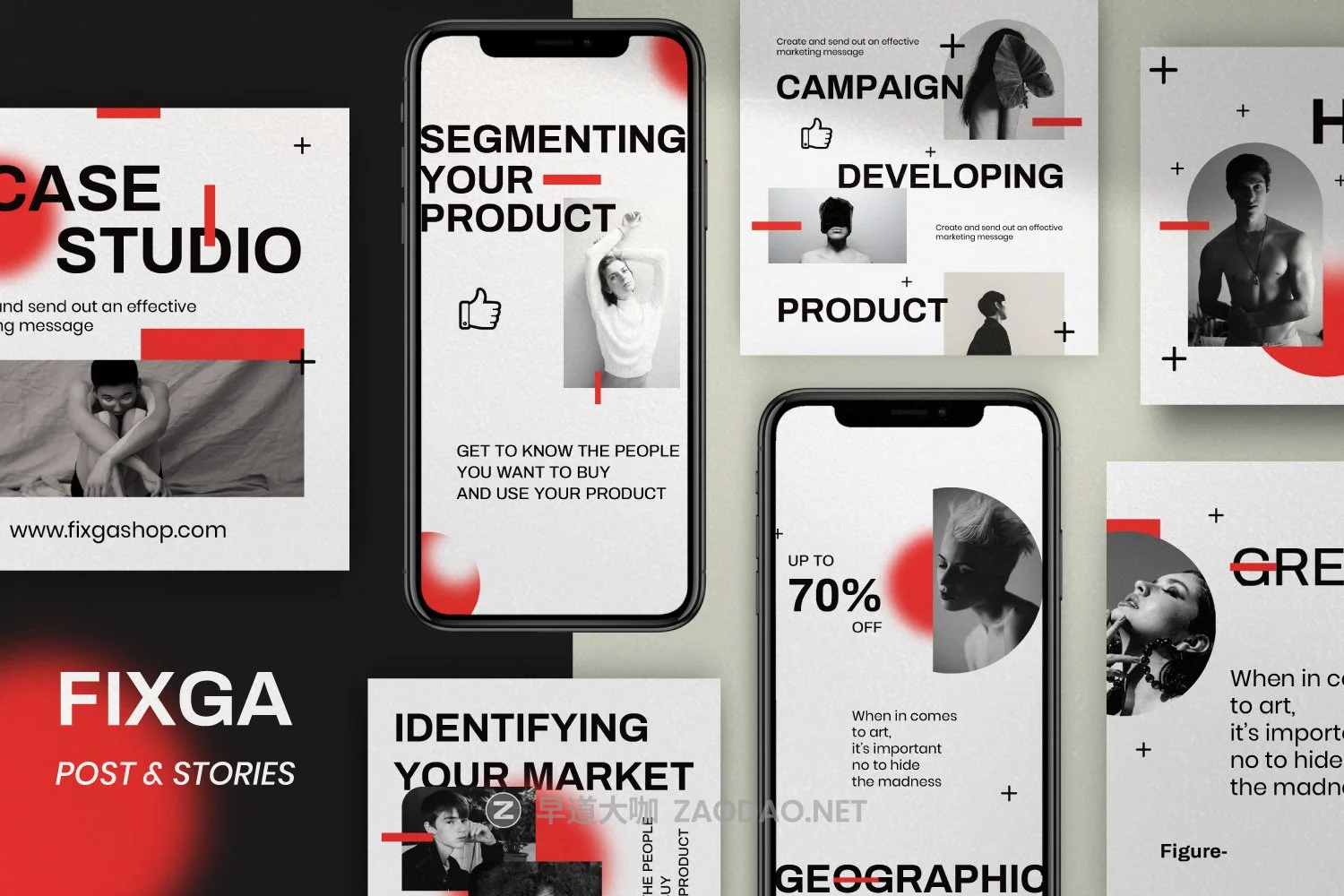 现代简约服装品牌推新媒体电商海报模板 FIXGA – Social Media Brand插图1 现代简约服装品牌推新媒体电商海报模板 FIXGA – Social Media Brand插图1
