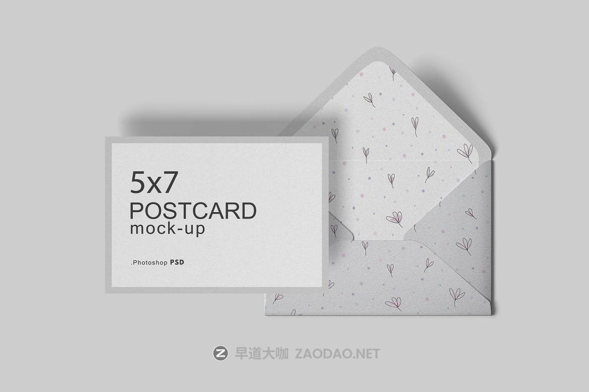 逼真明信片贺卡信封设计展示贴图样机 Envelope & Postcard Mockups插图1 逼真明信片贺卡信封设计展示贴图样机 Envelope & Postcard Mockups插图1