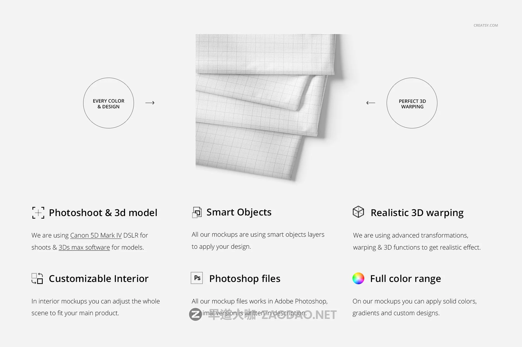 折叠织物面料印花图案设计贴图样机 Folded Fabrics Mockup 24/FF v.6插图1 折叠织物面料印花图案设计贴图样机 Folded Fabrics Mockup 24/FF v.6插图1