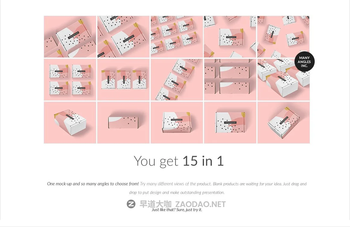 15款产品礼品包装纸盒设计展示贴图样机 15x Mailing Boxes Mockups插图4 15款产品礼品包装纸盒设计展示贴图样机 15x Mailing Boxes Mockups插图4