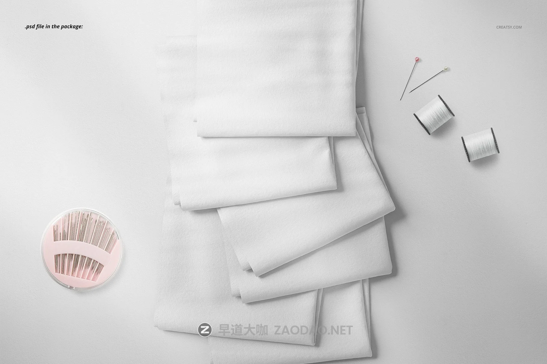 折叠纺织物布料图案印花设计展示贴图样机 Folded Fabrics Mockup 29/FF v.6插图3 折叠纺织物布料图案印花设计展示贴图样机 Folded Fabrics Mockup 29/FF v.6插图3