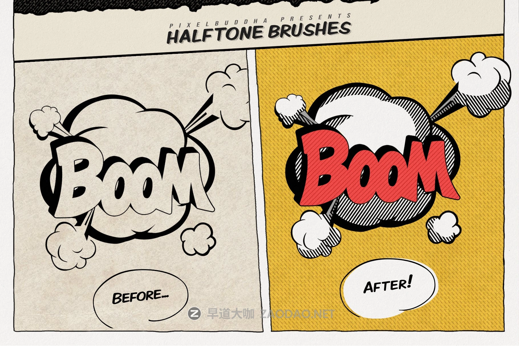 21款复古半调磨损线条画笔Procreate笔刷素材 Vintage Comics: Line Procreate Brushes插图3 21款复古半调磨损线条画笔Procreate笔刷素材 Vintage Comics: Line Procreate Brushes插图3