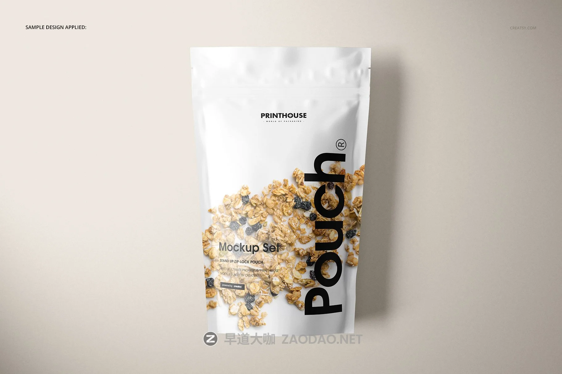 简约立式拉链锁食品自封袋塑料袋设计展示样机合集 Stand Up Pouch Mockup Set 2插图6 简约立式拉链锁食品自封袋塑料袋设计展示样机合集 Stand Up Pouch Mockup Set 2插图6