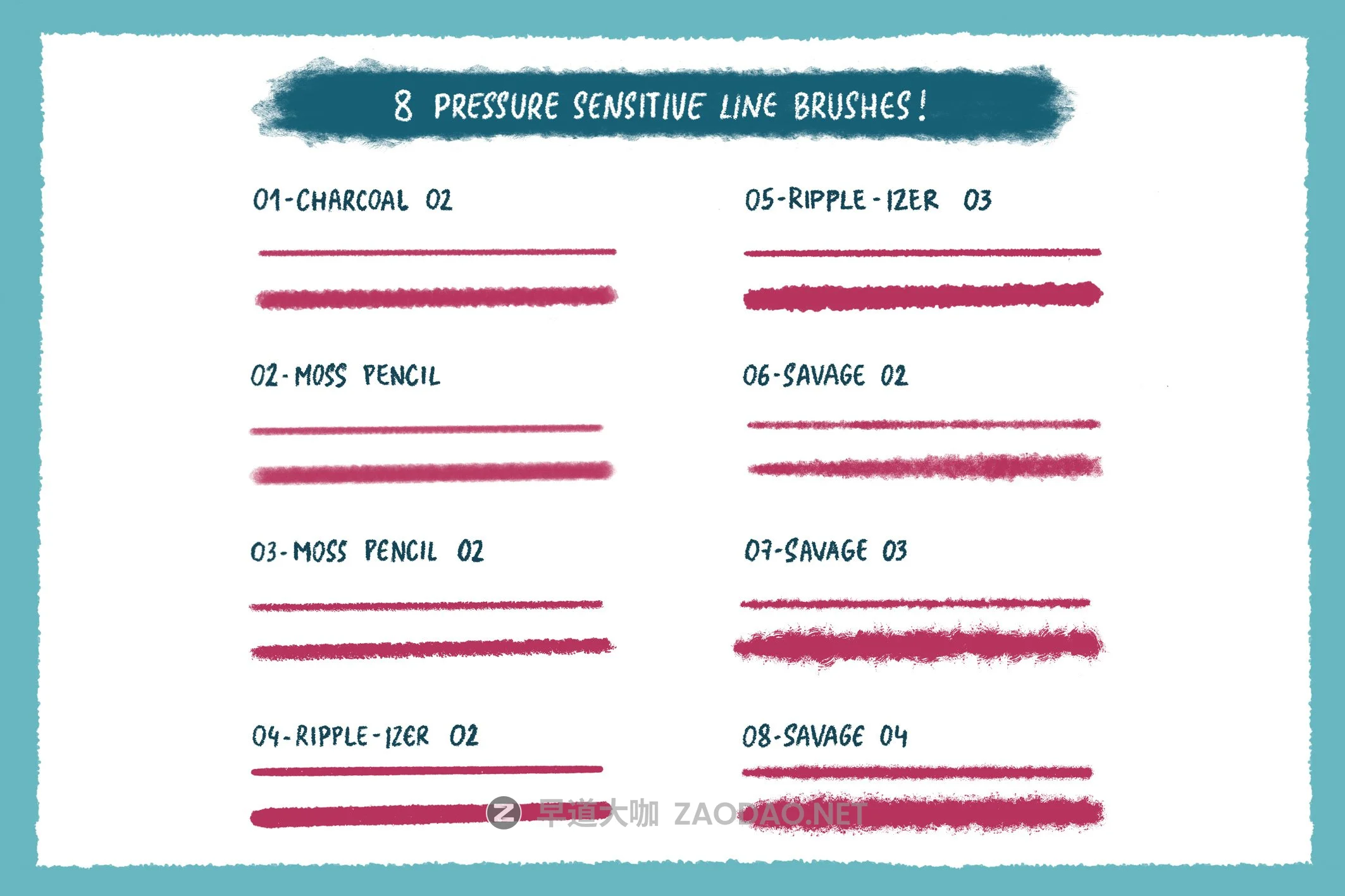 粗糙点状颗粒毛刺Precreate笔刷合集 On The Road – Procreate Brush Set插图4 粗糙点状颗粒毛刺Precreate笔刷合集 On The Road – Procreate Brush Set插图4