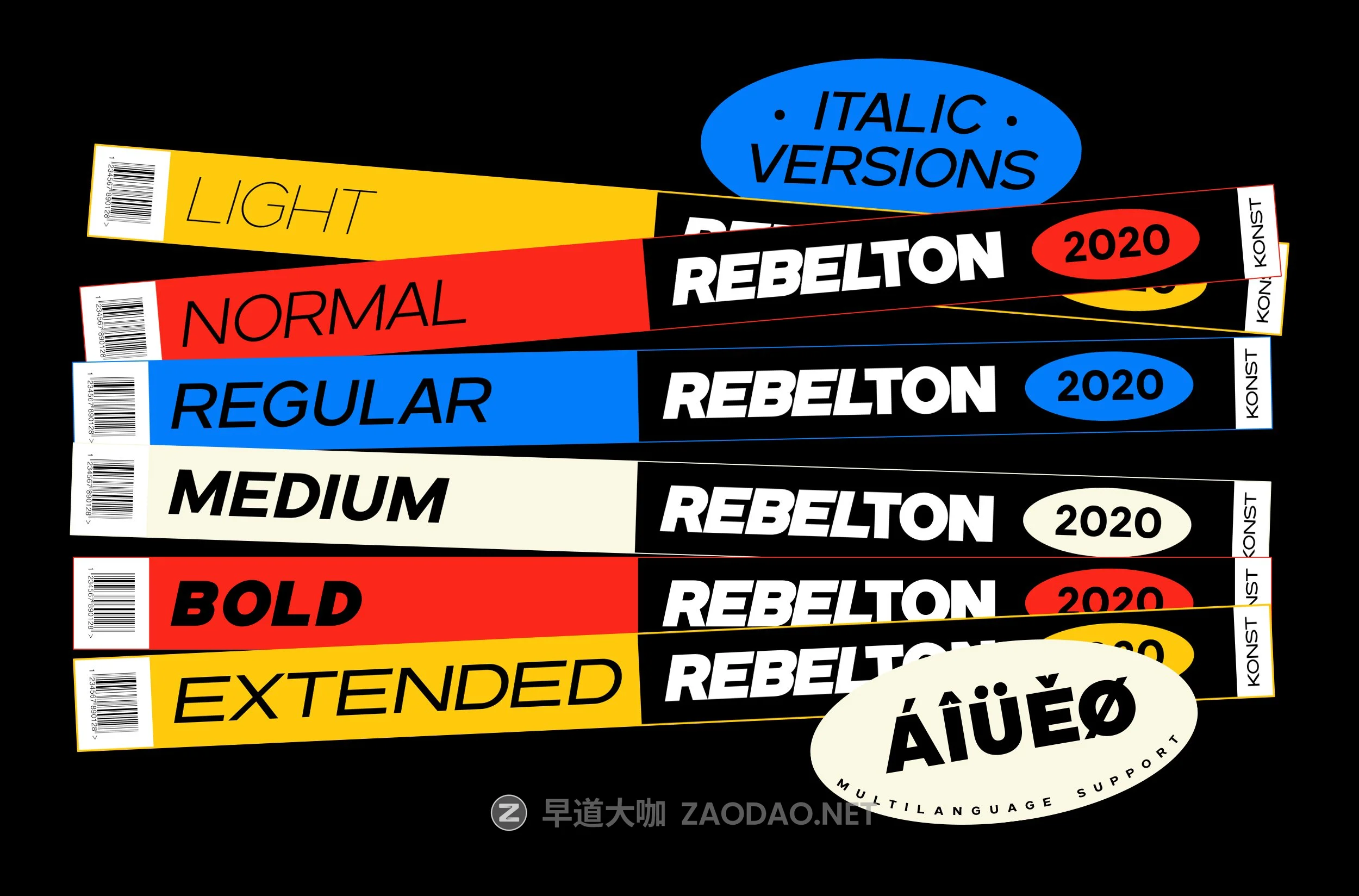 现代潮流广告杂志品牌标识包装无衬线英文字体素材 REBELTON – Modern Sans Serif Family插图7 现代潮流广告杂志品牌标识包装无衬线英文字体素材 REBELTON – Modern Sans Serif Family插图7