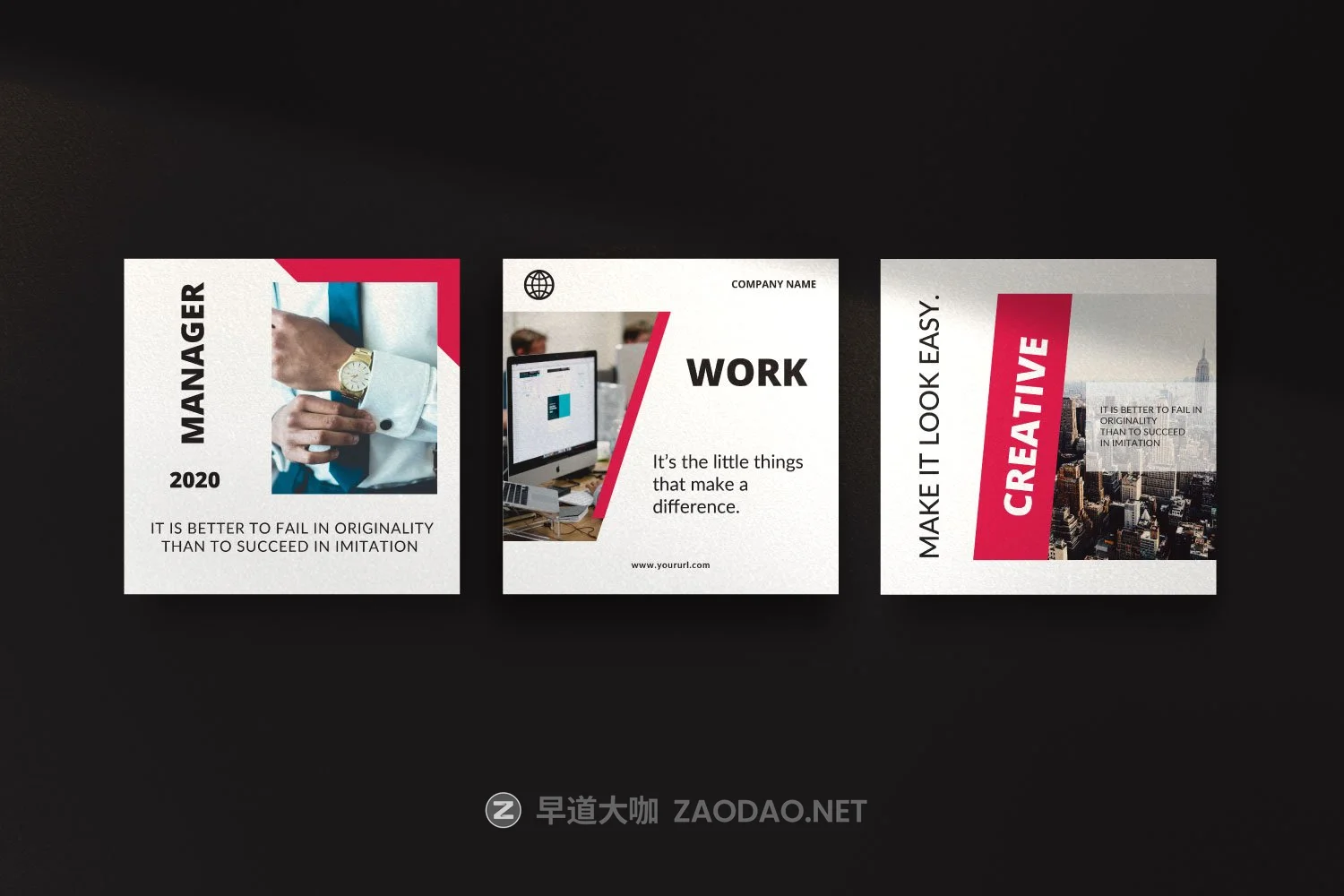 时尚几何元素修饰品牌推广新媒体电商徽标模板 ROGUE – Business Social Media Brand插图7 时尚几何元素修饰品牌推广新媒体电商徽标模板 ROGUE – Business Social Media Brand插图7