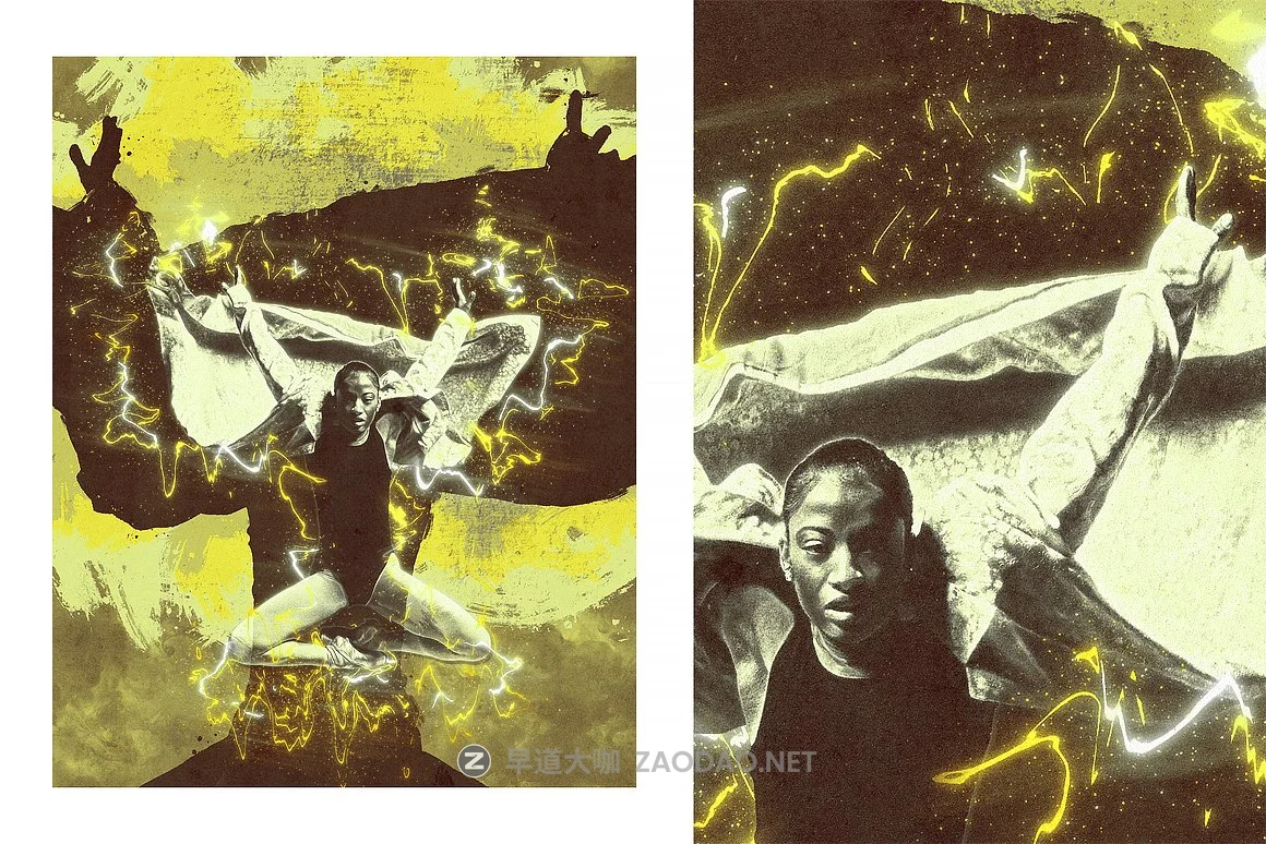 霓虹灯粉尘效果照片后期处理特效PS动作模板 Neon Dust Photoshop Action插图9 霓虹灯粉尘效果照片后期处理特效PS动作模板 Neon Dust Photoshop Action插图9