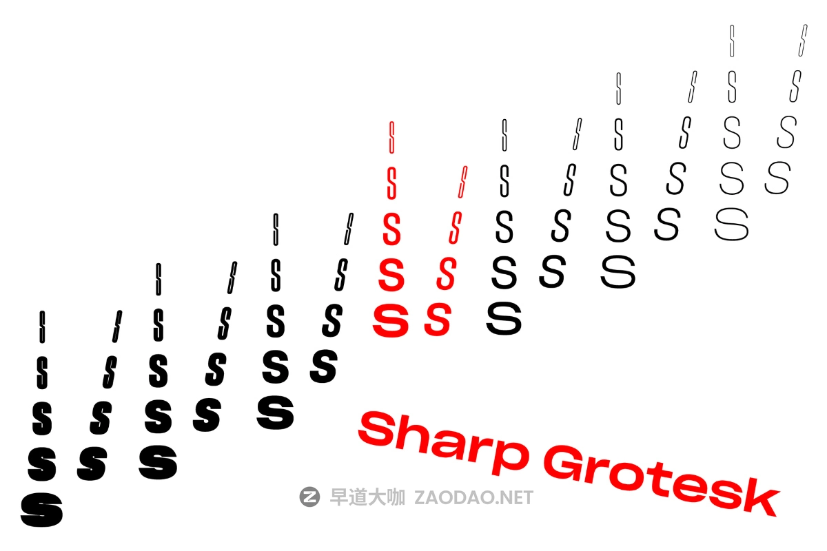 63款时尚海报杂志文字无衬线英文字体素材 Sharp Grotesk Font Family插图 63款时尚海报杂志文字无衬线英文字体素材 Sharp Grotesk Font Family插图