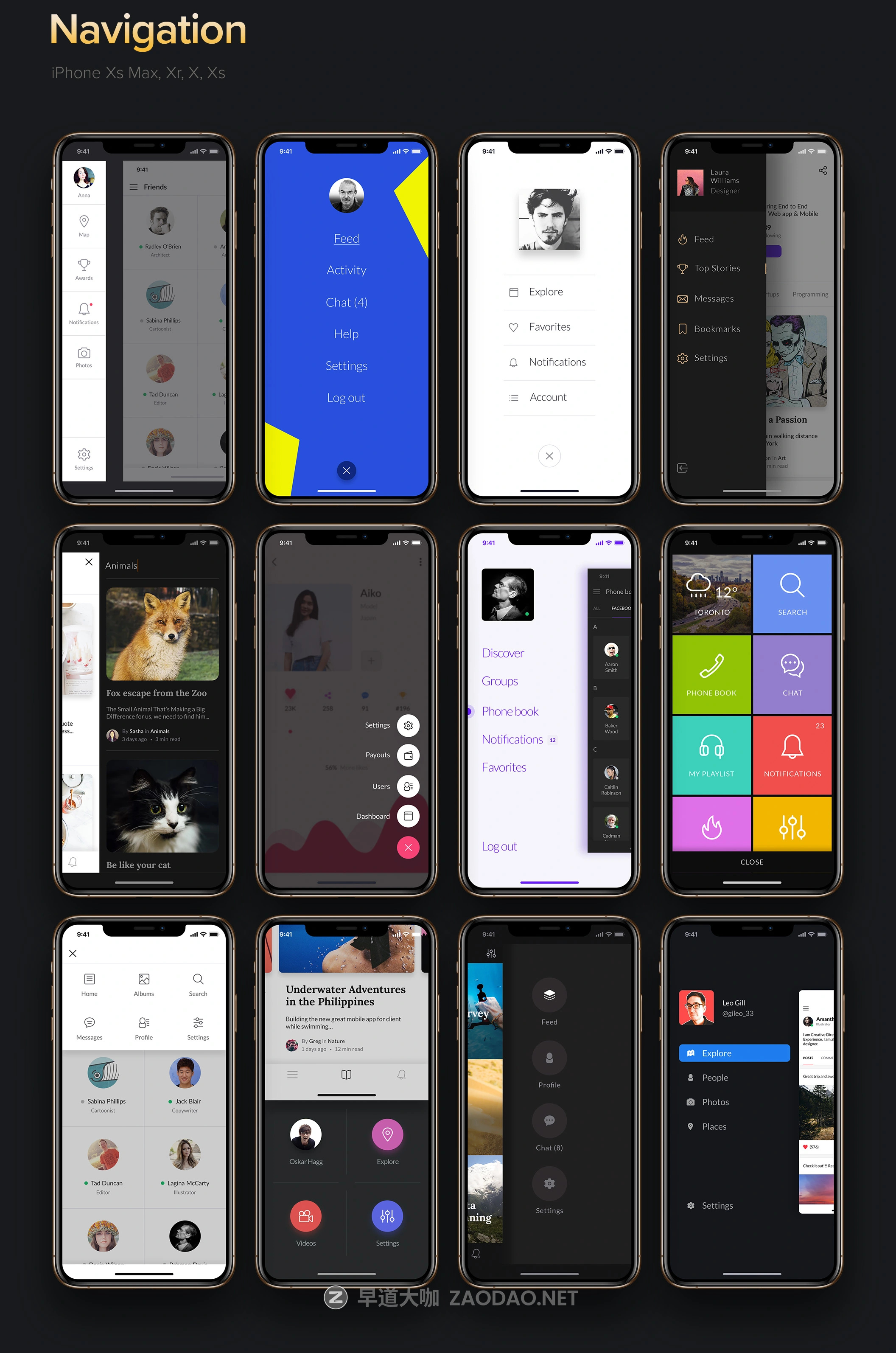 时尚博客社交商城iOS应用程序APP设计UI套件素材 Awesome iOS UI Kit插图9 时尚博客社交商城iOS应用程序APP设计UI套件素材 Awesome iOS UI Kit插图9