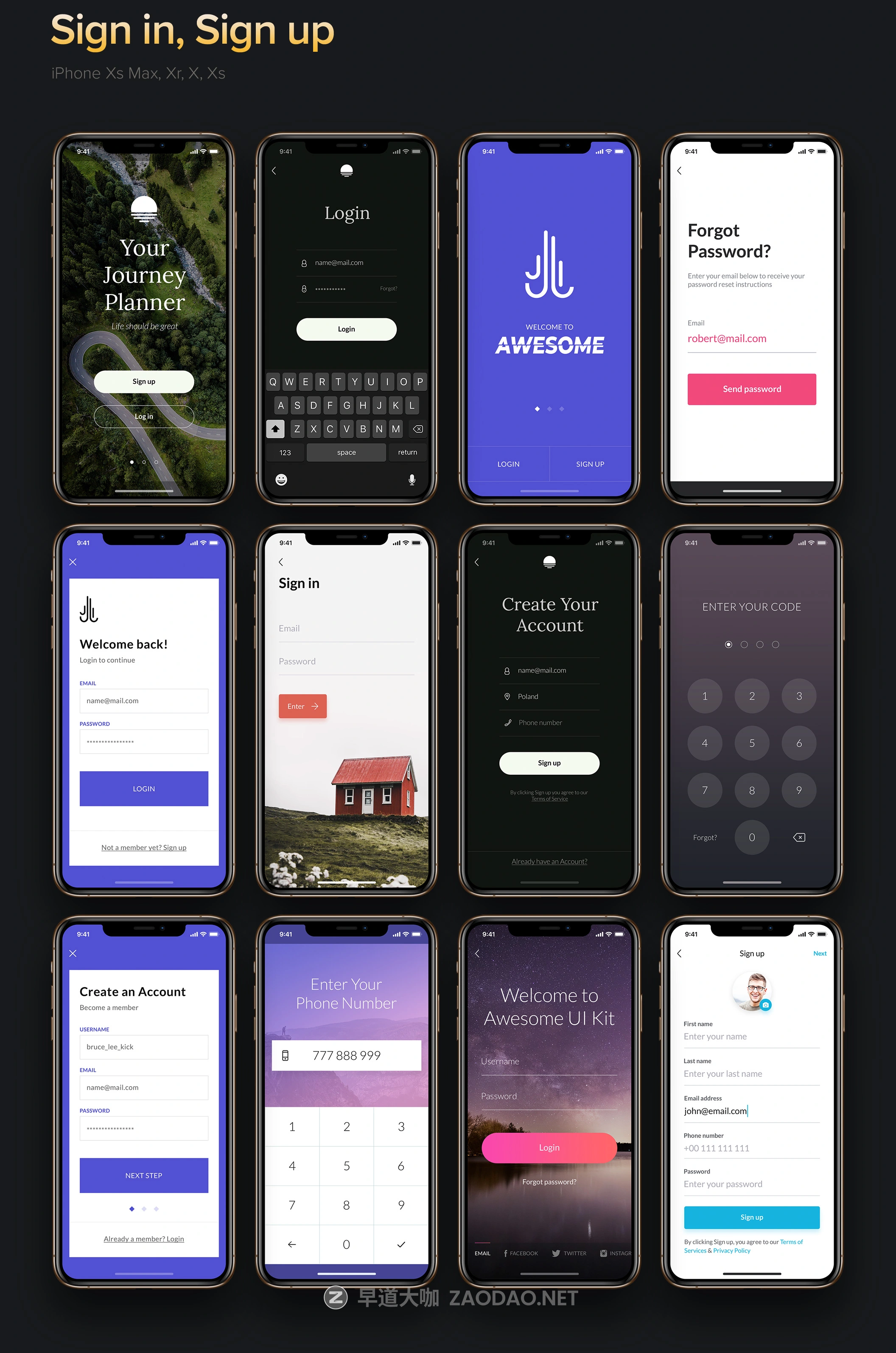 时尚博客社交商城iOS应用程序APP设计UI套件素材 Awesome iOS UI Kit插图10 时尚博客社交商城iOS应用程序APP设计UI套件素材 Awesome iOS UI Kit插图10