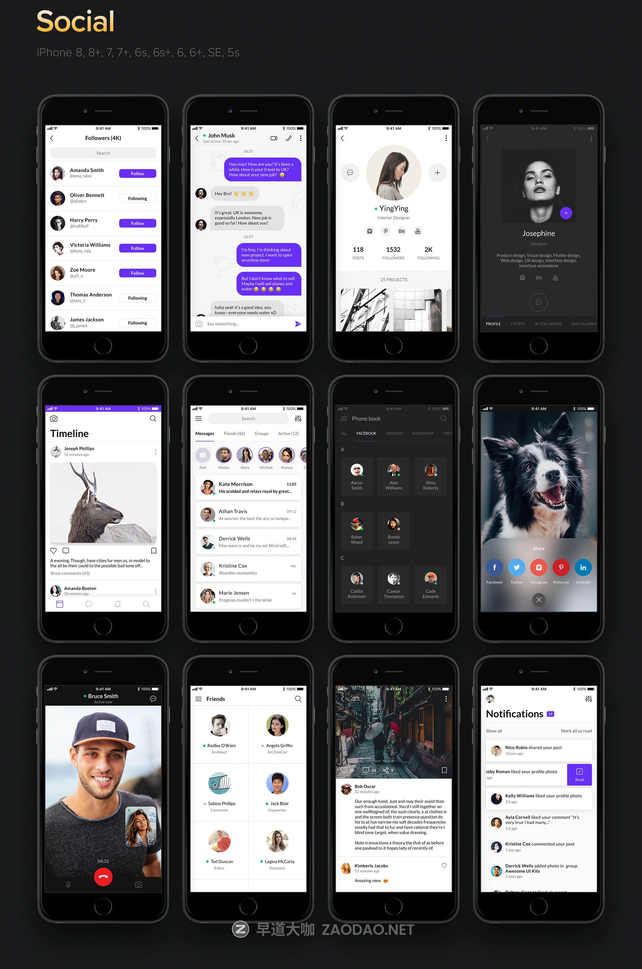 时尚博客社交商城iOS应用程序APP设计UI套件素材 Awesome iOS UI Kit插图12 时尚博客社交商城iOS应用程序APP设计UI套件素材 Awesome iOS UI Kit插图12