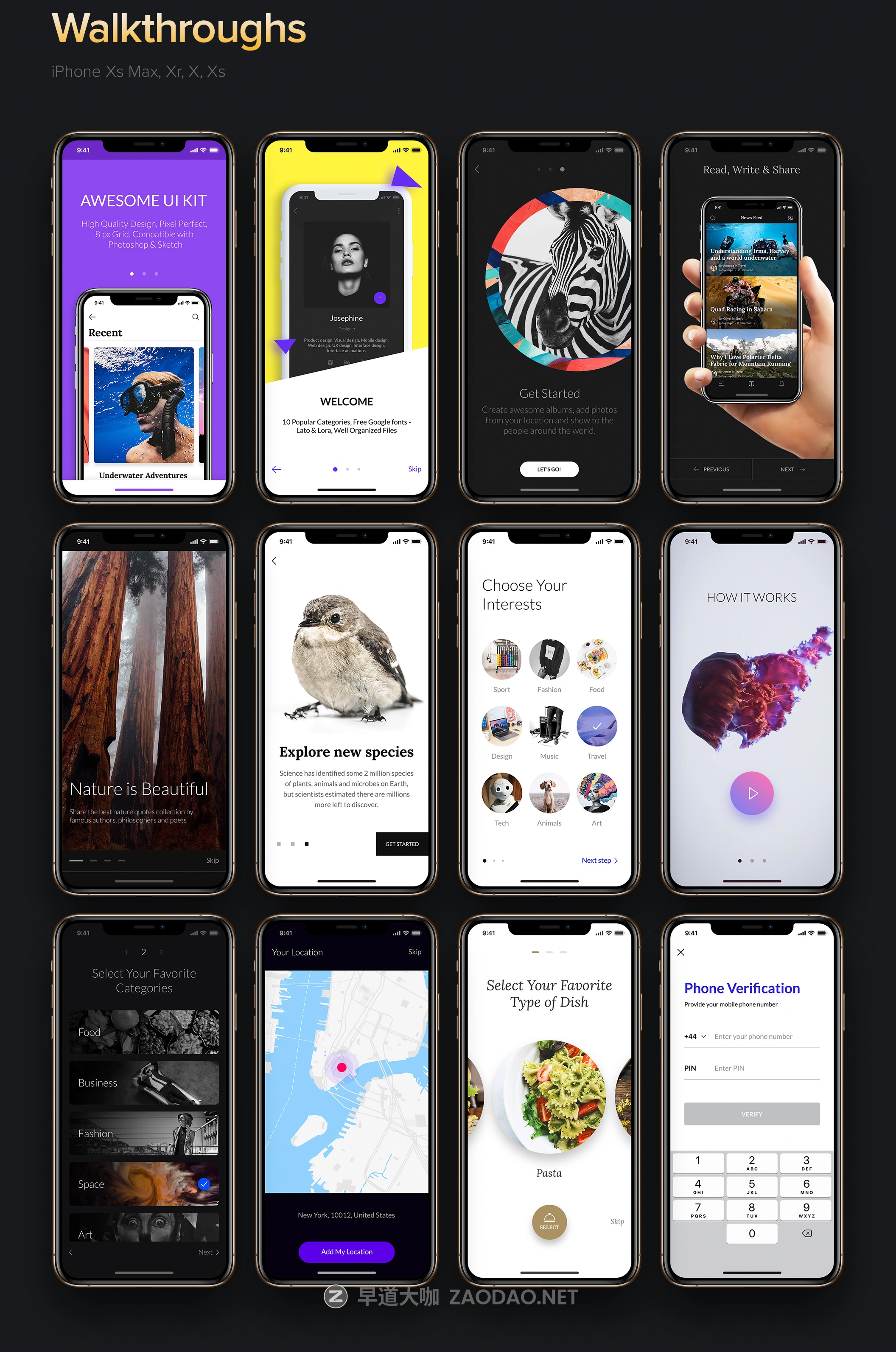 时尚博客社交商城iOS应用程序APP设计UI套件素材 Awesome iOS UI Kit插图8 时尚博客社交商城iOS应用程序APP设计UI套件素材 Awesome iOS UI Kit插图8