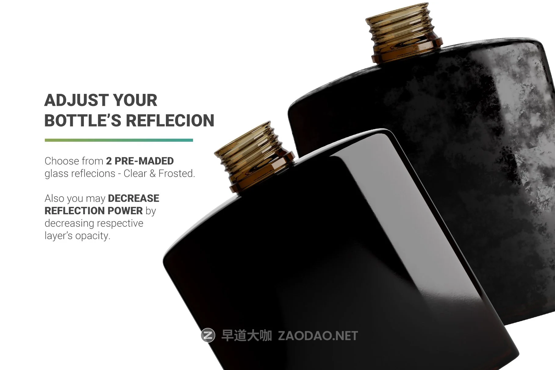 冷冲泡咖啡玻璃瓶标签设计展示贴图样机 Coffee Bottle Mockup插图3 冷冲泡咖啡玻璃瓶标签设计展示贴图样机 Coffee Bottle Mockup插图3