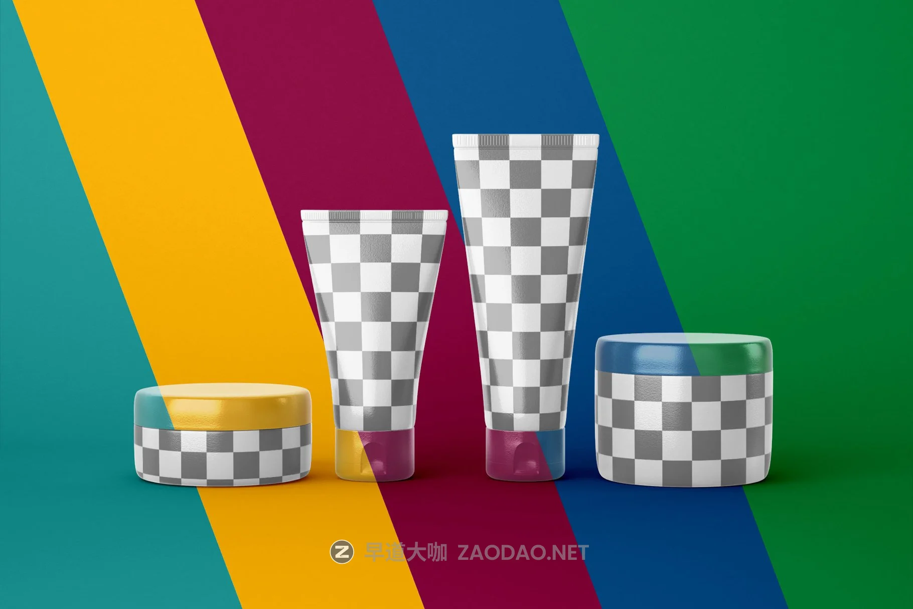 化妆品软管乳液护肤品产品包装设计贴图PS样机模板 Cosmetics Tube And Jar Mockup Set插图15 化妆品软管乳液护肤品产品包装设计贴图PS样机模板 Cosmetics Tube And Jar Mockup Set插图15