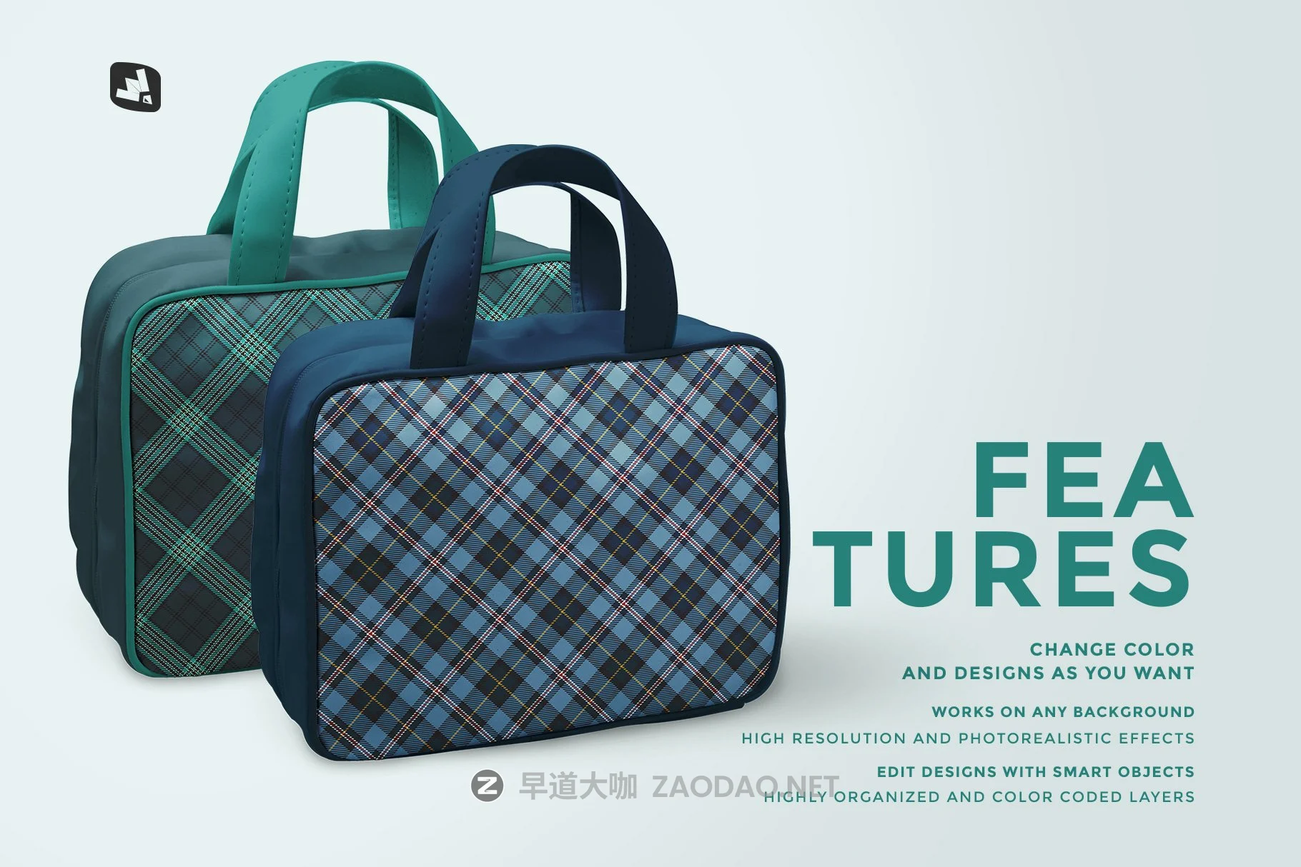 人造皮革办公手提包设计贴图样机 Faux Leather Messenger Bag Mockup插图6 人造皮革办公手提包设计贴图样机 Faux Leather Messenger Bag Mockup插图6