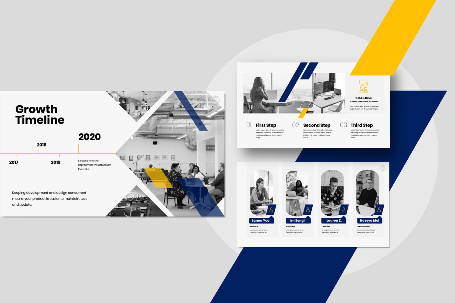 简约商务策划案图文排版演示文稿设计模板 Marvet – Business Powerpoint插图8