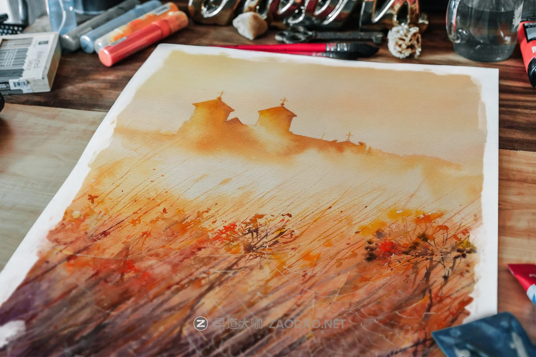 透视绘画艺术品展示样机模板 Perspective Painting Mockup插图2 透视绘画艺术品展示样机模板 Perspective Painting Mockup插图2