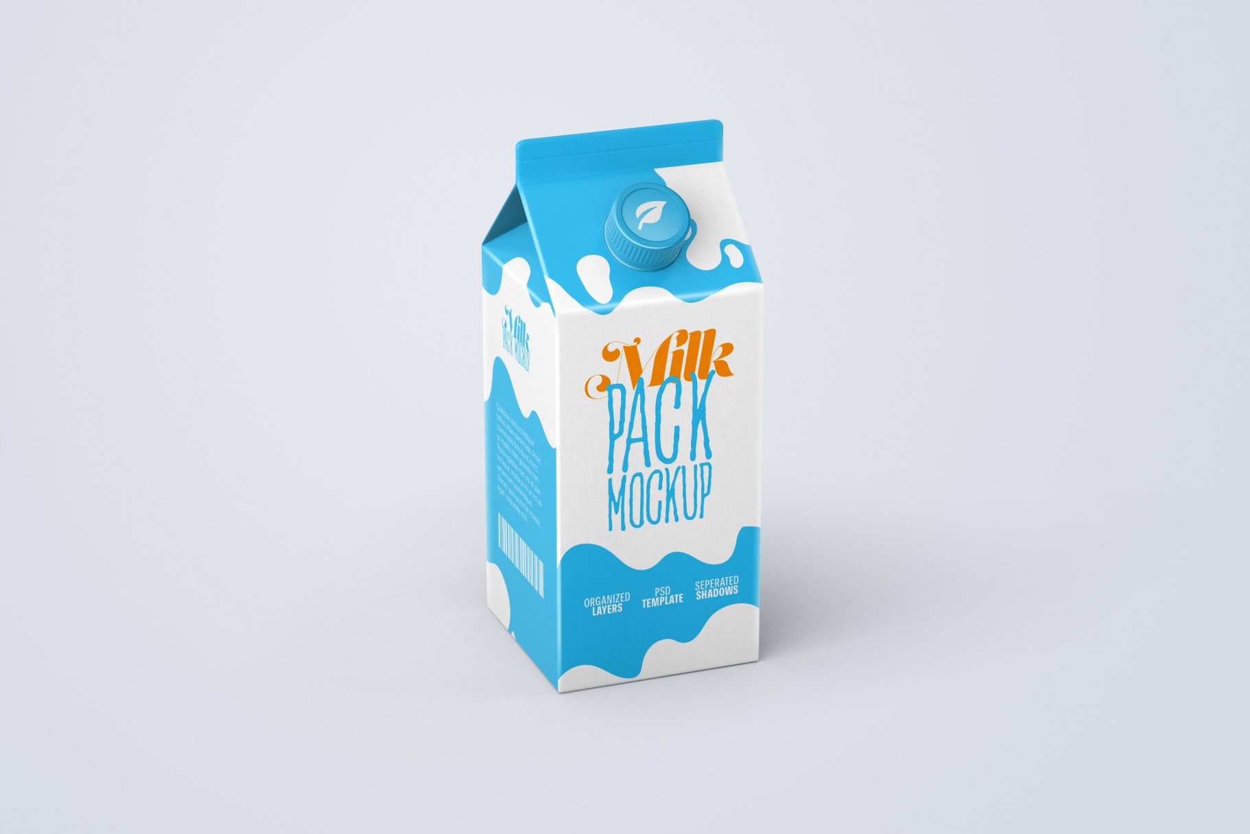 15款牛奶包装纸盒设计展示贴图样机合集milkcartonboxpackagemockup