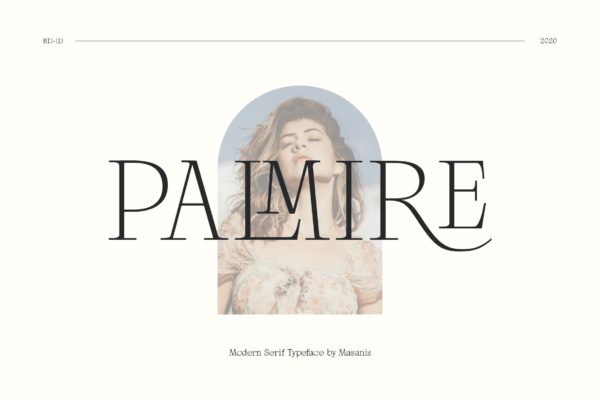 时尚优雅女性徽标标题设计衬线英文字体素材 Palmire – Elegant Ligature Serif