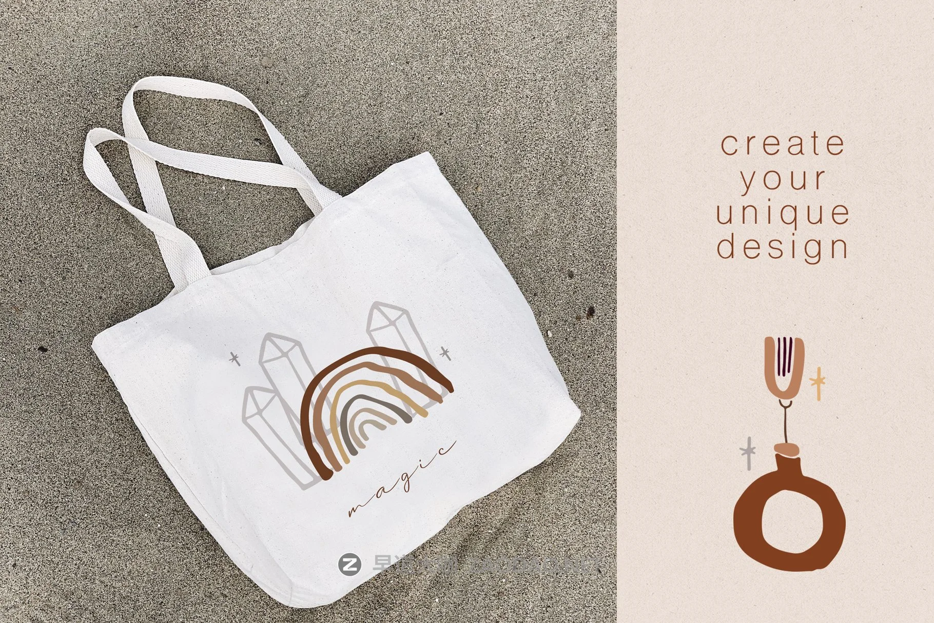 400多个波西米亚元素装饰图案背景AI图片素材 Boho Philosophy Collection插图2 400多个波西米亚元素装饰图案背景AI图片素材 Boho Philosophy Collection插图2