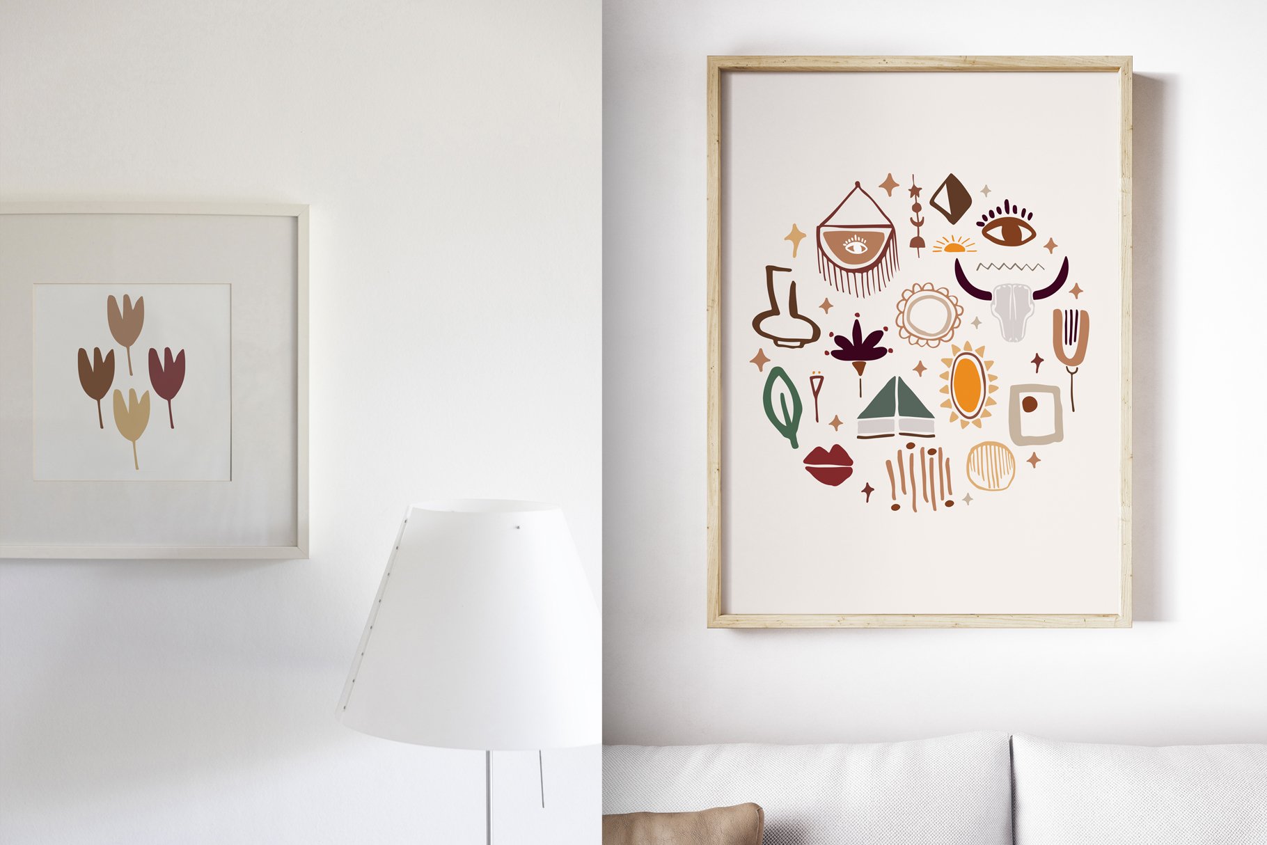 400多个波西米亚元素装饰图案背景AI图片素材 Boho Philosophy Collection插图4 400多个波西米亚元素装饰图案背景AI图片素材 Boho Philosophy Collection插图4