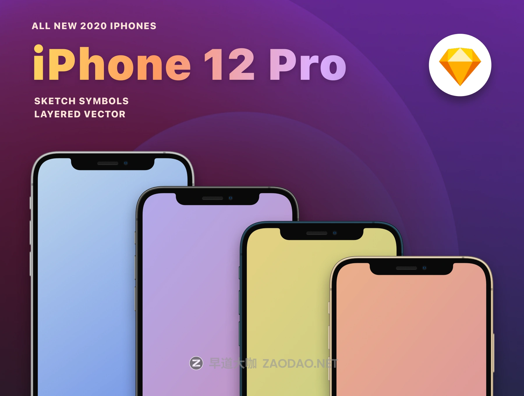 2020年新款苹果手机iPhone 12屏幕演示样机模板素材 New iPhone 12插图1 2020年新款苹果手机iPhone 12屏幕演示样机模板素材 New iPhone 12插图1