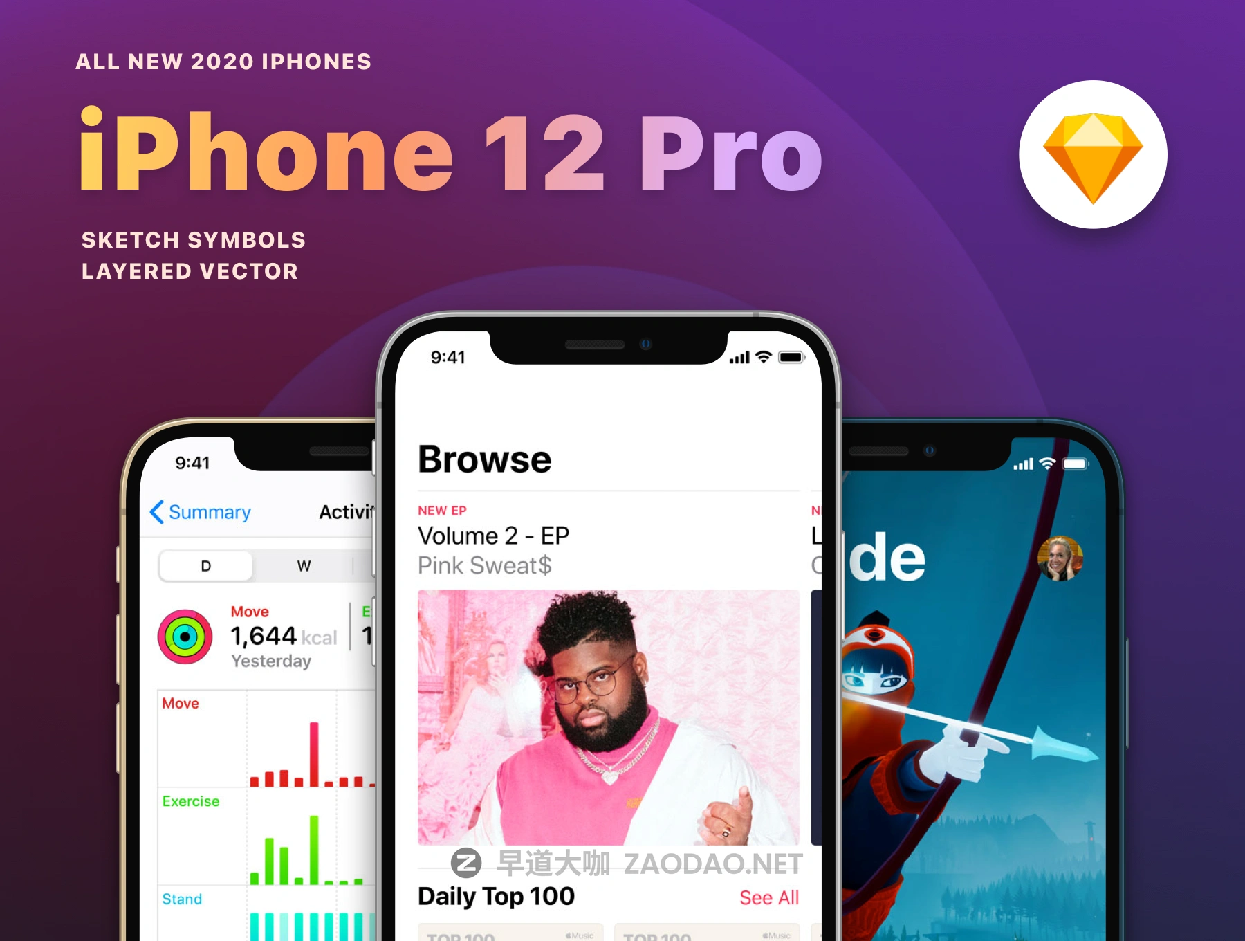 2020年新款苹果手机iPhone 12屏幕演示样机模板素材 New iPhone 12插图2 2020年新款苹果手机iPhone 12屏幕演示样机模板素材 New iPhone 12插图2